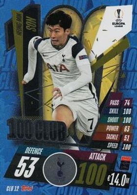2020 Topps Match Attax UEFA Champions League Extra #CLU12 100 Club