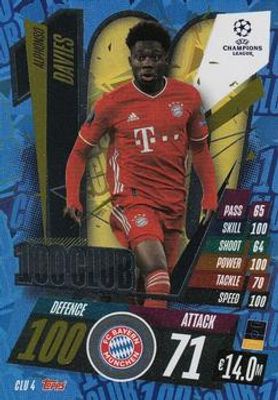 2020 Topps Match Attax UEFA Champions League Extra #CLU4 100 Club