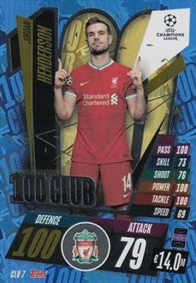 2020 Topps Match Attax UEFA Champions League Extra #CLU7 100 Club