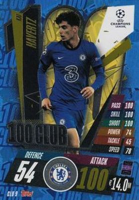 2020 Topps Match Attax UEFA Champions League Extra #CLU9 100 Club