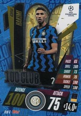 2020 Topps Match Attax UEFA Champions League Extra #CLU3 100 Club