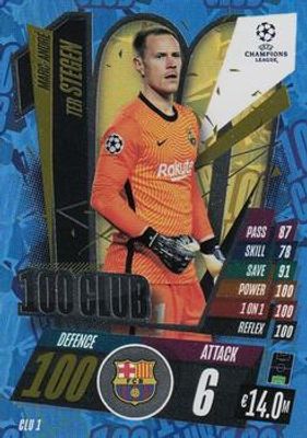 2020 Topps Match Attax UEFA Champions League Extra #CLU1 100 Club