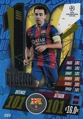 2020 Topps Match Attax UEFA Champions League Extra #CLU6 100 Club