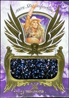 2025 Topps Royalty WWE #TSR-4 100 Percent Stratusfaction /25