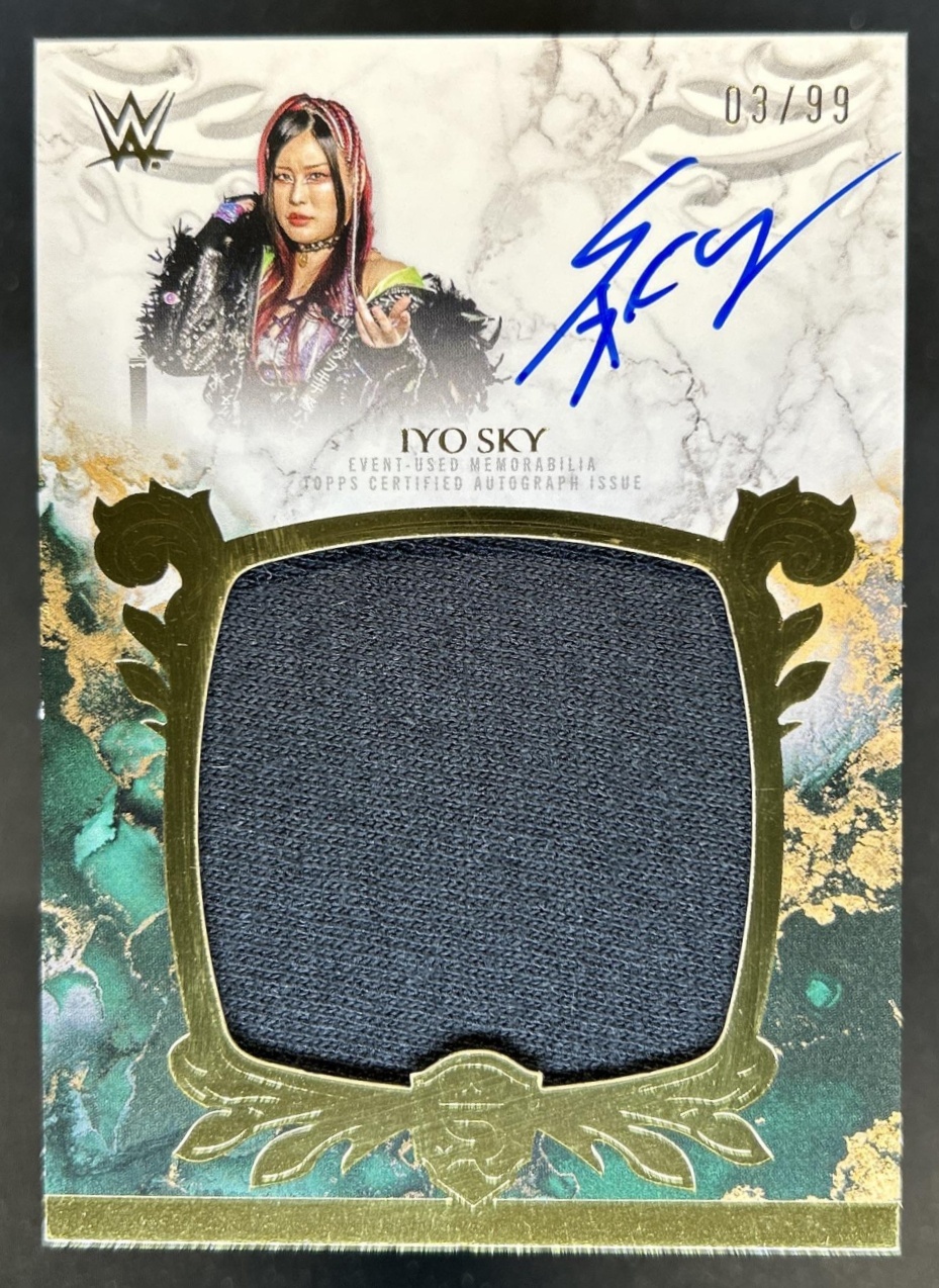 Iyo Sky 2025 Topps Royalty WWE #RYA-IYO Royalty Relic Autographs /99 ...