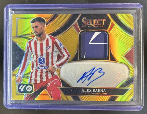 2025 Select La Liga #3 Autographed Memorabilia Gold /5