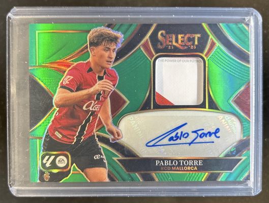 2025 Select La Liga #7 Autographed Memorabilia Green /3