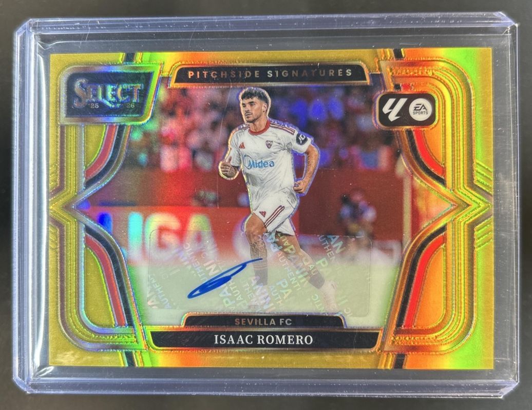 2025 Select La Liga #18 Pitchside Signatures Gold /5