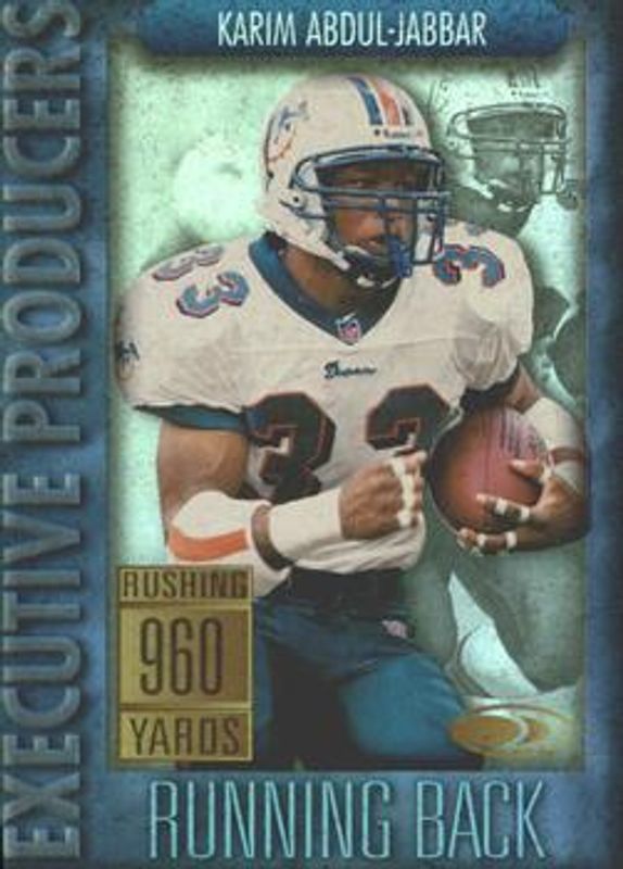 Karim Abdul-Jabbar 1999 Donruss #EP1-23 Executive Producers /3497 RAW