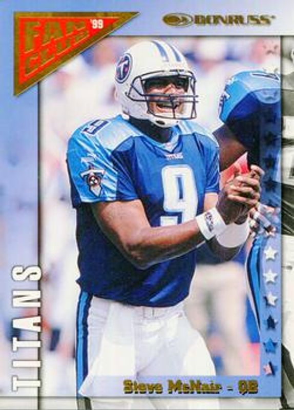 Steve McNair 1999 Donruss #FC9 Fan Club - Gold /5000 RAW