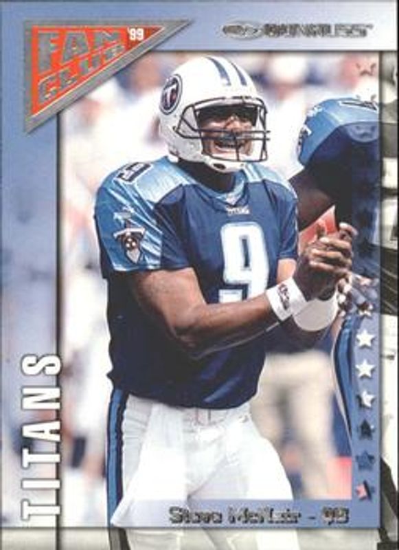 Steve McNair 1999 Donruss #FC9 Fan Club - Silver RAW