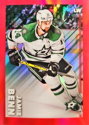 2022 Topps Chrome NHL Sticker Collection #159 Red Refractor /5