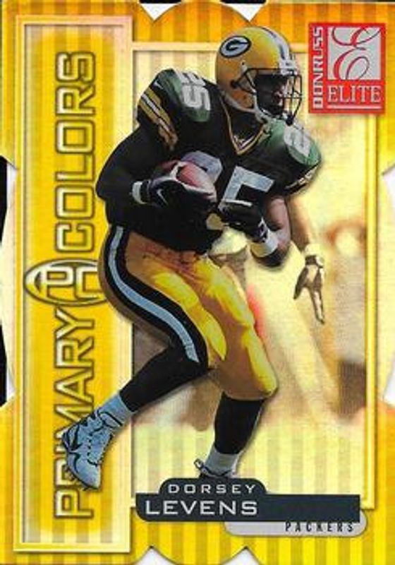 1999 Donruss Elite #3 Primary Colors Die Cuts - Yellow /25