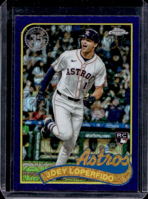 2024 Topps Update #T89CU-39 1989 Topps Baseball Chrome Silver Pack - Purple Refractor /75
