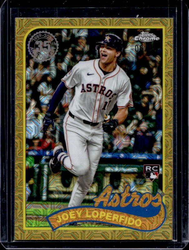2024 Topps Update #T89CU-39 1989 Topps Baseball Chrome Silver Pack - Gold Refractor /50
