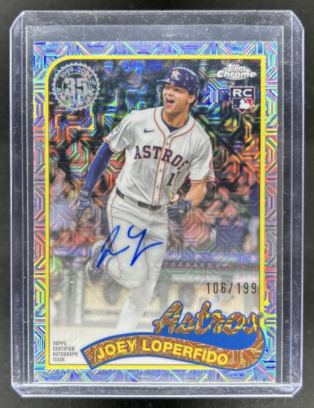 2024 Topps Update #T89CU-JL 1989 Topps Chrome Silver Pack Autographs /199