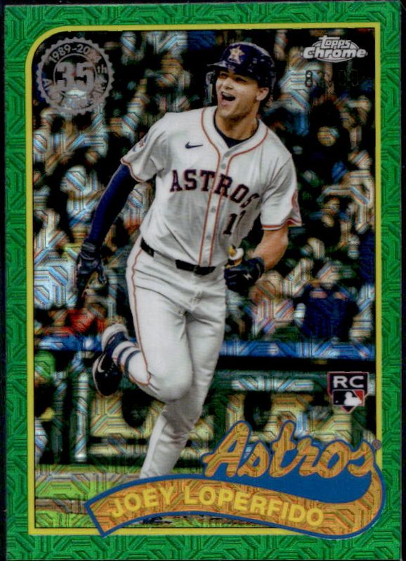 2024 Topps Update #T89CU-39 1989 Topps Baseball Chrome Silver Pack - Green Refractor /99