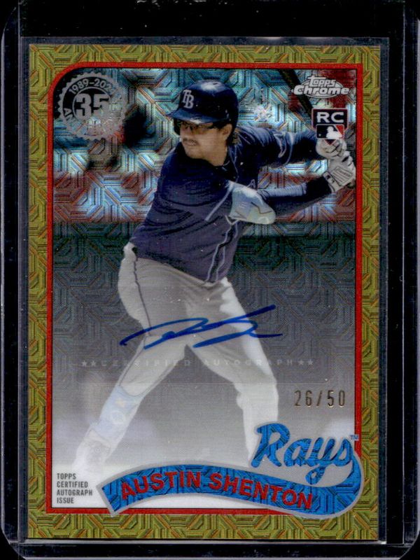 2024 Topps Update #T89CU-AS 1989 Topps Chrome Silver Pack Autographs - Gold /50