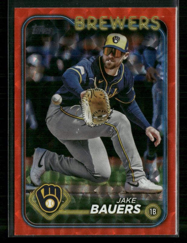 2024 Topps Update #US206 Orange Crackle Foilboard /299
