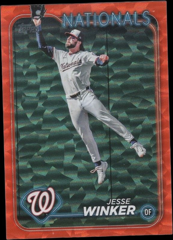 2024 Topps Update #US164 Orange Crackle Foilboard /299