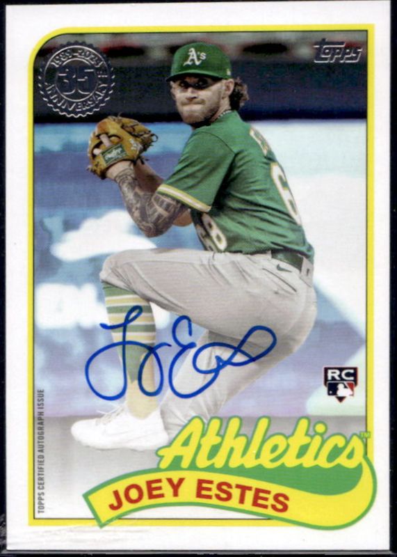 2024 Topps Update #89BA2-JE 1989 Topps Baseball Autographs
