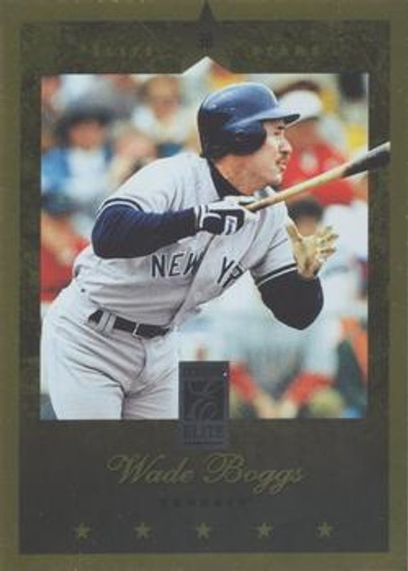 Wade Boggs 1997 Donruss Elite #47a Gold Stars RAW