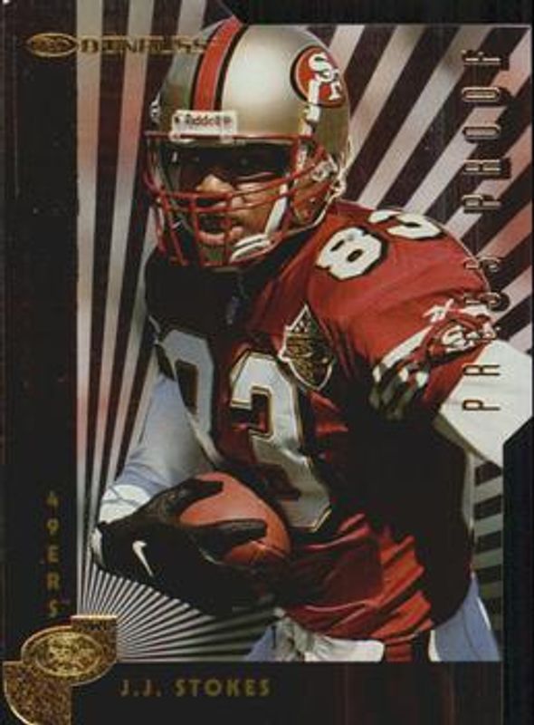 JJ Stokes 1997 Donruss #47 Press Proof Gold Die-Cut RAW