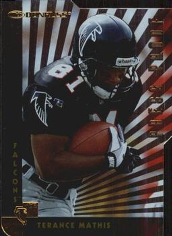 Terance Mathis 1997 Donruss #114 Press Proof Gold Die-Cut RAW