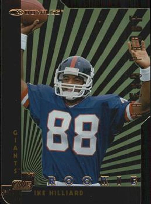 Ike Hilliard 1997 Donruss #210 Press Proof Gold Die-Cut Rookie RAW