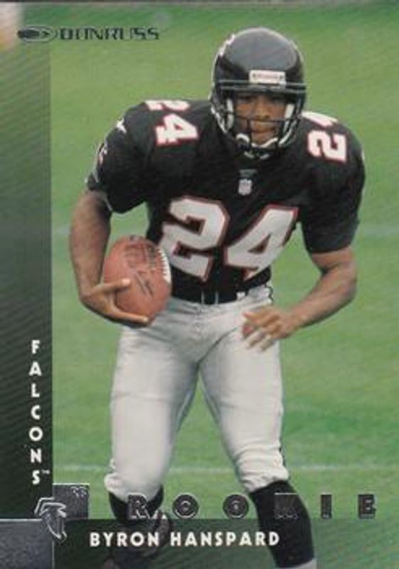 Byron Hanspard 1997 Donruss #215 Base Rookie RAW