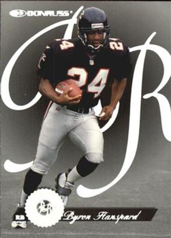 Byron Hanspard 1997 Donruss #8 Rated Rookie RAW