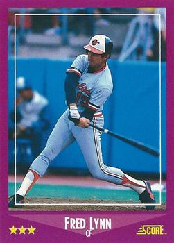 Fred Lynn 1988 Score #42 Base Price Guide - Sports Card Investor