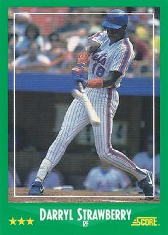 Darryl Strawberry 1988 Score #360 Base RAW