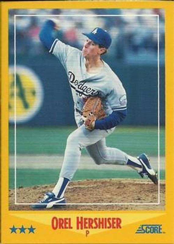 Orel Hershiser 1988 Score #470 Glossy RAW