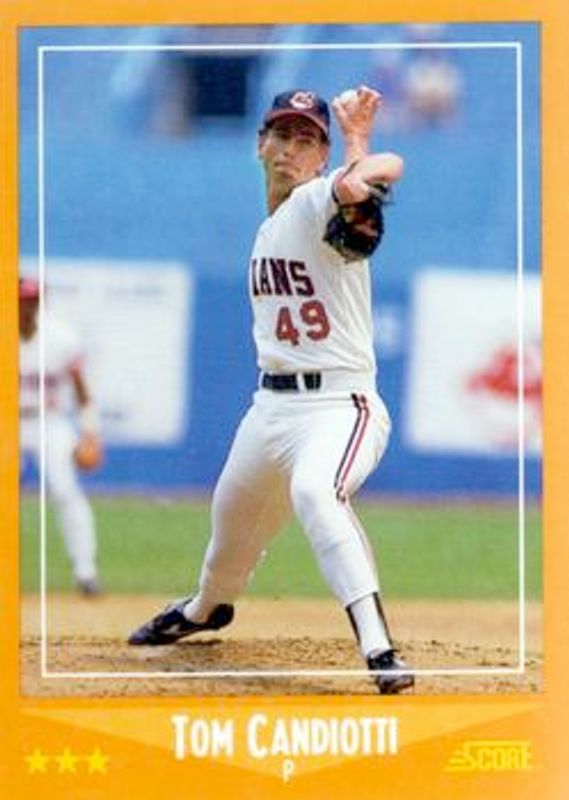 Tom Candiotti 1988 Score #595 Base RAW