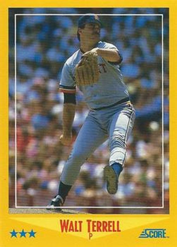 Walt Terrell 1988 Score #538 Base RAW