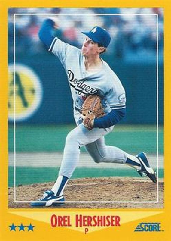 Orel Hershiser 1988 Score #470 Base RAW