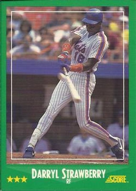 Darryl Strawberry 1988 Score #360 Glossy RAW