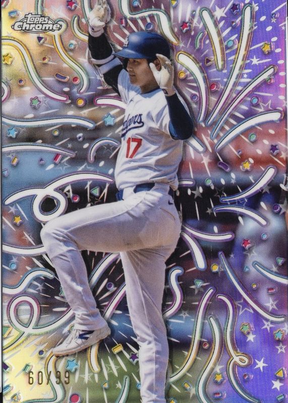 Cheers 様限定　SHOHEI Shohei Ohtani 2024 Topps Chrome Update #CELE-12 Celebracion /99