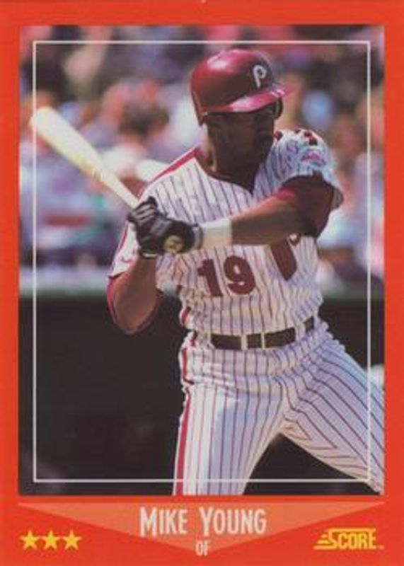 Mike Young 1988 Score Traded #51T Glossy RAW