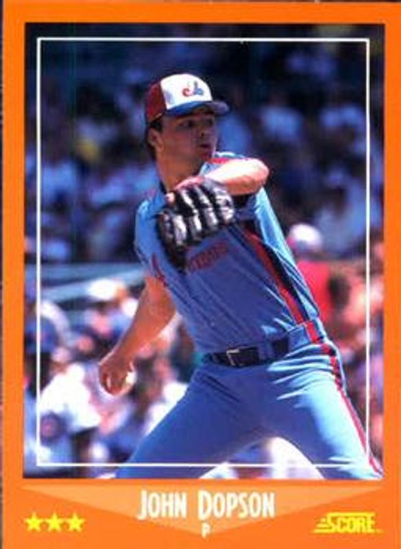 1988 Score Traded #88T Base