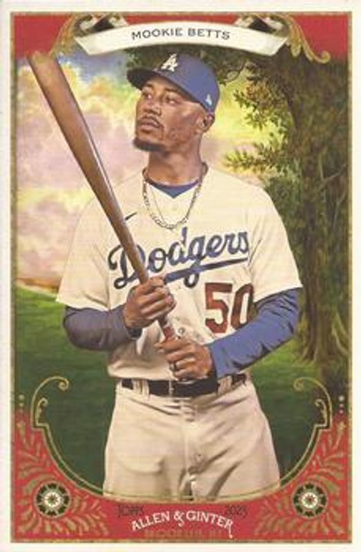Mookie Betts - Topps Allen Ginter A G Boxloaders Bc 5