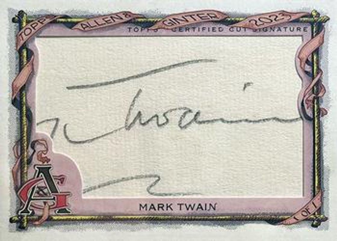 2023 Topps Allen & Ginter #CS-MT Cut Signatures /1
