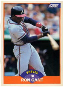 Ron Gant 1989 Score #372 Base Price Guide - Sports Card Investor