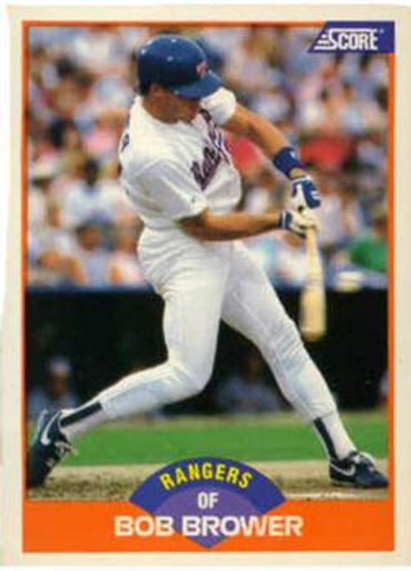 Bob Brower 1989 Score #344 Base Price Guide - Sports Card Investor