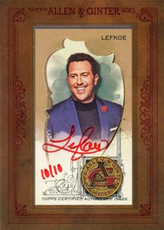 2023 Topps Allen & Ginter #MA-ALE Framed Mini Auto - Red Ink /10