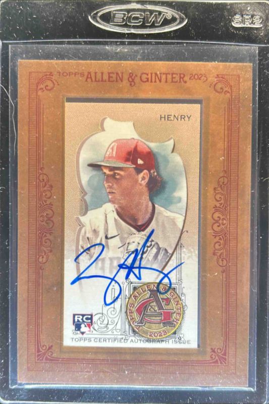 2023 Topps Allen & Ginter #MA-TH Framed Mini Auto