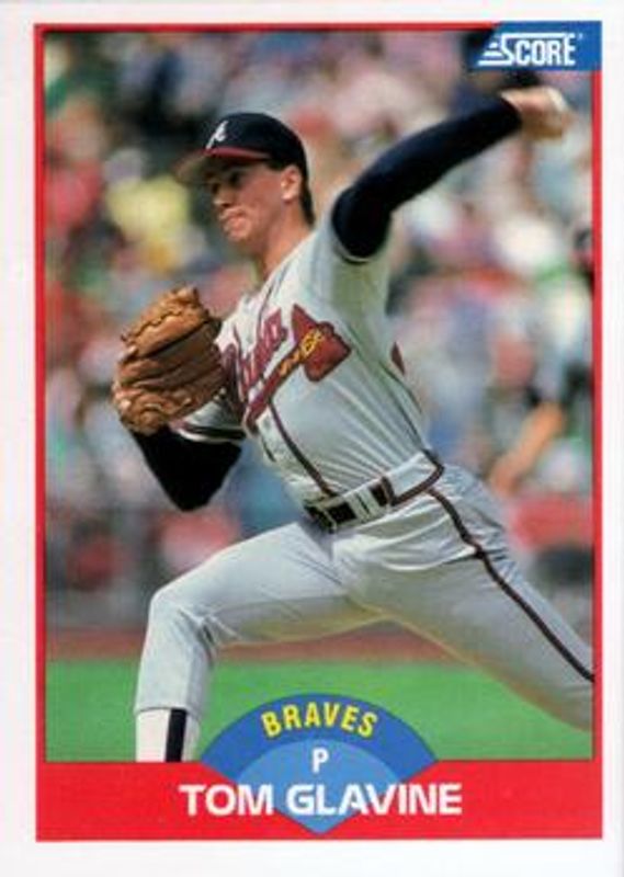 Tom Glavine 1989 Score #442 Base RAW