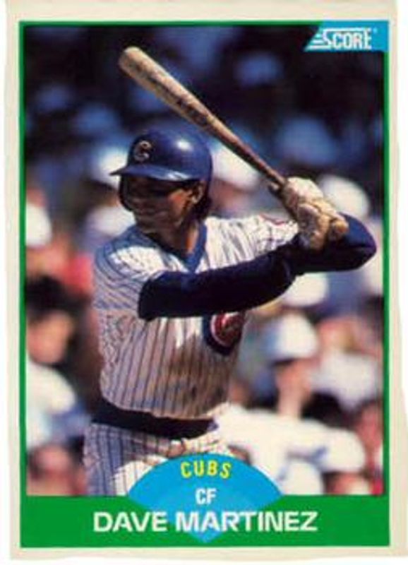 Dave Martinez 1989 Score #77 Base RAW