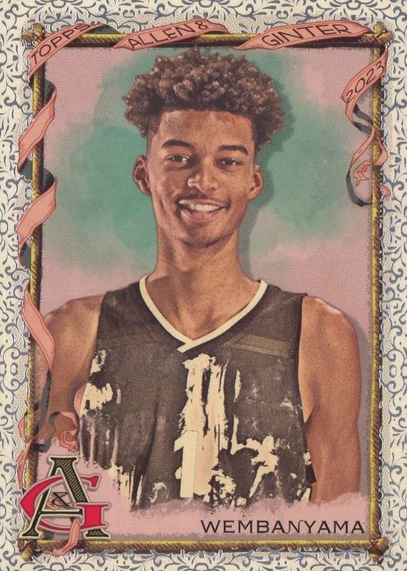 Victor Wembanyama - Topps Allen Ginter Foil Filigree 271